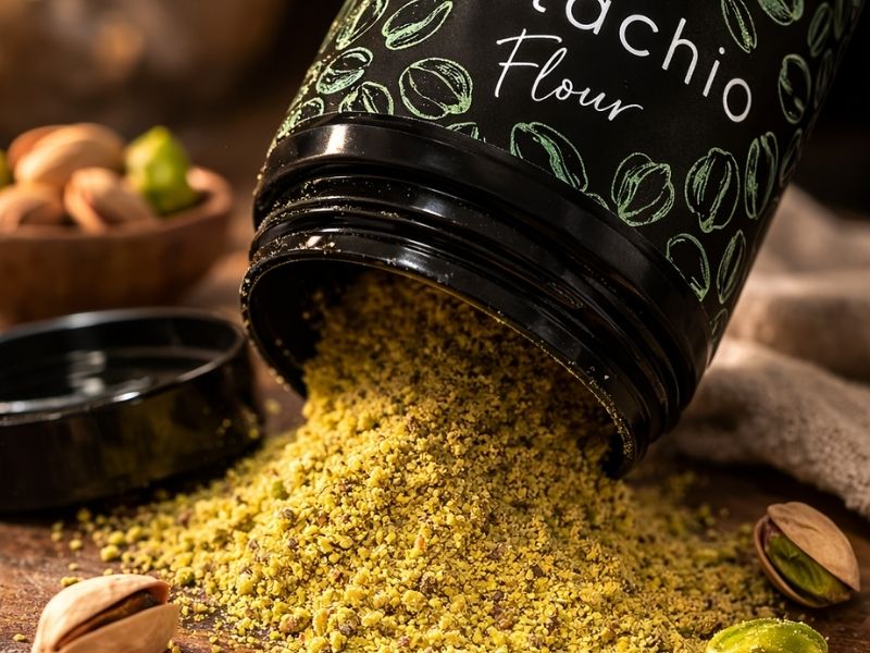harina de pistacho