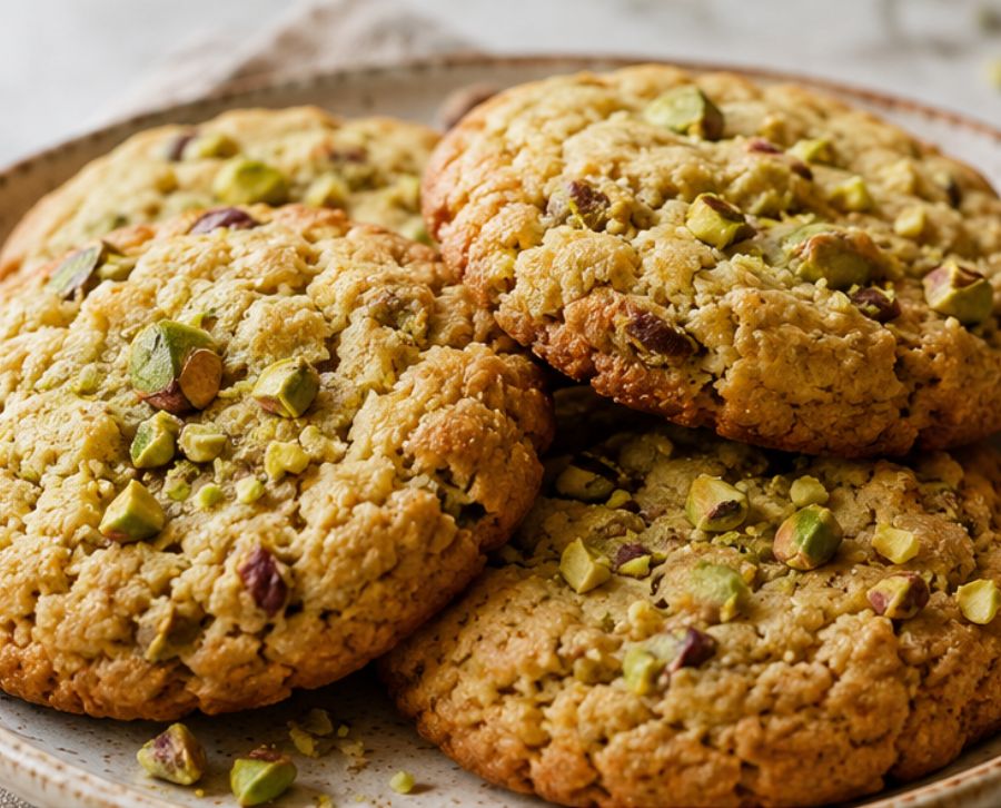 Cookies caseras de pistacho